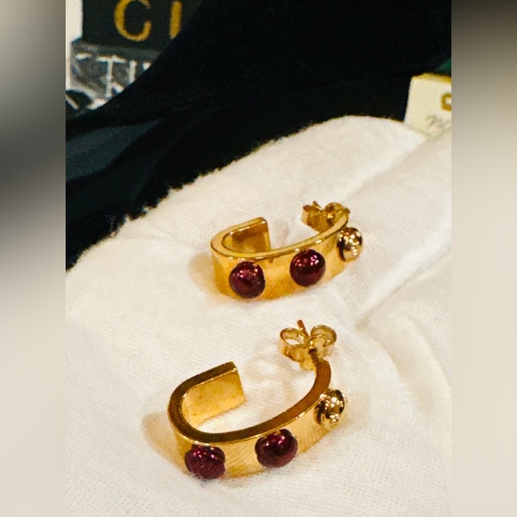 💎LOUIS VUITTON Chain Pierce Earrings Full Inclusion - Picture 3 of 17